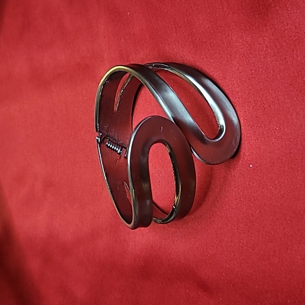 Infinity Hand Cuff Bracelet, Silver color, New